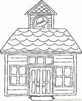School House Coloring Pages Printable Color Online Education sketch template