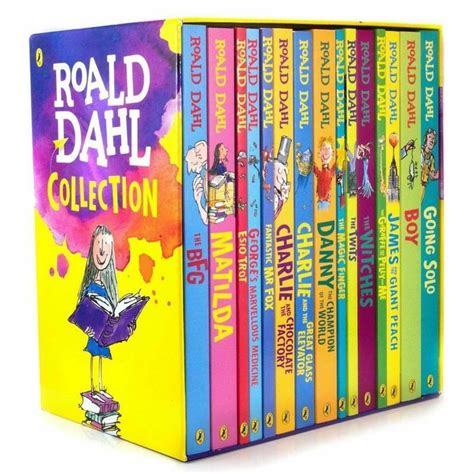 Roald Dahl 15 Books Box Set Collection Matilda Going Solo Ebay