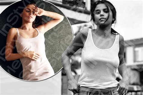 selena gomez wears nothing but a bra and knickers in her steamiest