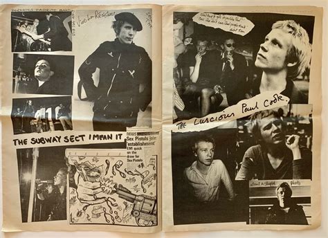 sex pistols 1976 ‘anarchy in the uk tour newspaper program aka