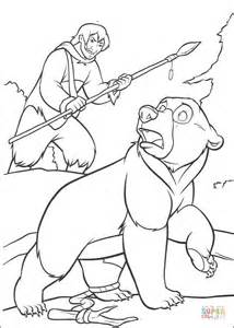 denahi   hunt   bear coloring page  printable