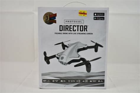 protocol director foldable drone    hd camera  sale  ebay