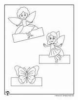 Finger Puppets Color Printable Cut Butterfly Fairy Activities Knight Boy Fairies sketch template