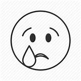 Sad Emoji Face Icon Crying Cry Tears Clipart Teary Icons Eye Coloring Clipartmag Smiling Smiley Frowny Pages Getdrawings Unicorn Adults sketch template