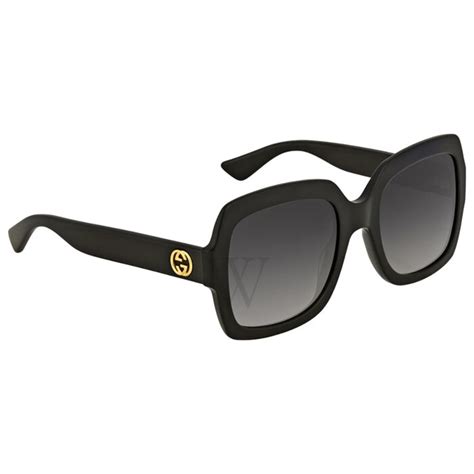 Womens 54 Mm Black Sunglasses From Gucci 889652048901 World Of Watches