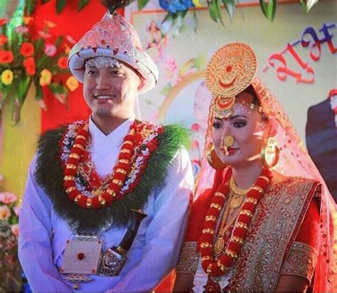 traditional limbu nepali bride and groom nepal culture