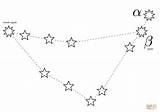 Constellation Constelaciones Supercoloring Steinbock Constellations Costellazioni Costellazione Sterrenbeeld Estrellas Capricornus Capricorn Kategorien sketch template