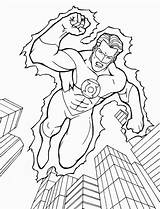 Superhero Expresion Artistica sketch template