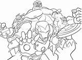 Coloring Pages Avengers Print Popular sketch template