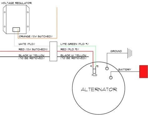 ebony wiring delco alternator wiring diagram  full