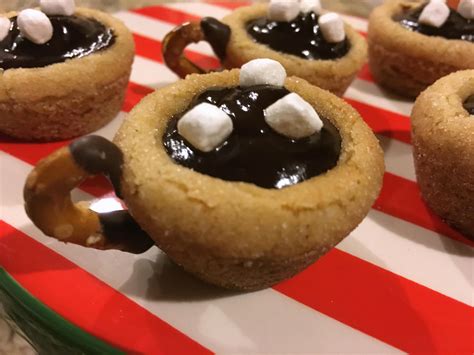 hot cocoa cookie cups sugar and spice