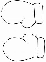 Mitten Mittens Template Pattern Coloring Winter Outline Pages Christmas Crafts Kids Templates Printable Drawing Clipart Clip January Patterns Preschool Printables sketch template