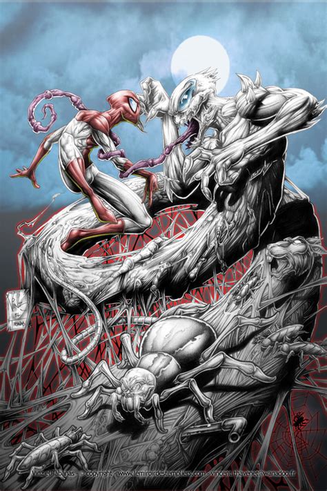 Spiderman Vs Anti Venom By Vinz El Tabanas On Deviantart