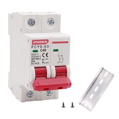 buy smseace dc miniature circuit breaker  p   voltage din rail ed miniature air
