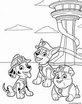 Patrol Coloring Paw Adventure Bay Pages Printable Print sketch template