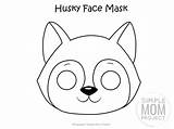 Husky Masks Simplemomproject sketch template