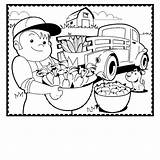 Farm Pages Coloring Printable Apples sketch template