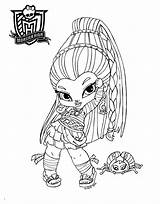 Monster High Coloring Pages Baby Printable Kids Book sketch template