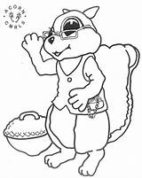 Acorn Cmrls Mascot sketch template