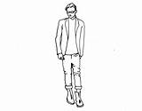 Drawing Line Person Man Skinny Sketch Matrix Green Paintingvalley Drawings sketch template