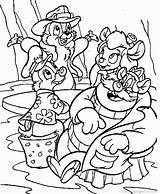 Chip Dale Coloring Pages Rescue Colouring Kleurplaat Disney Kids Babbel Knabbel Rangers Printable Fun Popular Brewster Punky Cartoons Picolour Choose sketch template