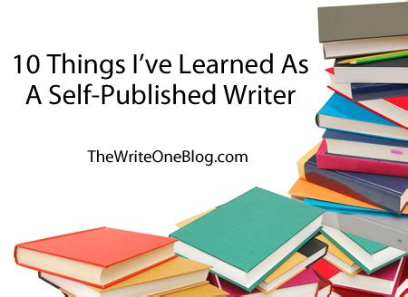 ive learned    published writer