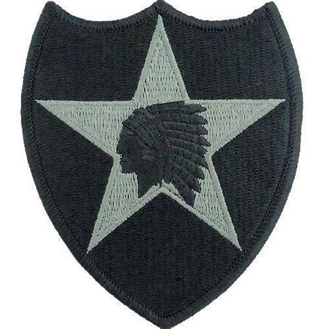 Genuine U S Army Patch Second Infantry Division Embroidered On Acu