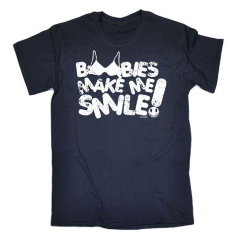 Boobies Make Me Smile Unisex T Shirt Teeruto