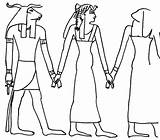 Hatshepsut Queen Drawing Egyptian Getdrawings sketch template
