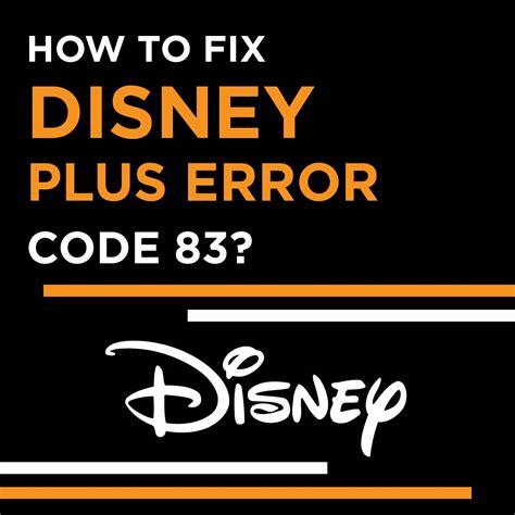 fix disney  error code
