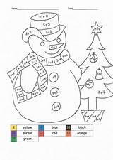 Maths Colouring Christmas Sheets Tes Math Worksheets Coloring Sheet Color Pages Activity Pdf Addition Activities Primary Kids Resources Simple Teaching sketch template