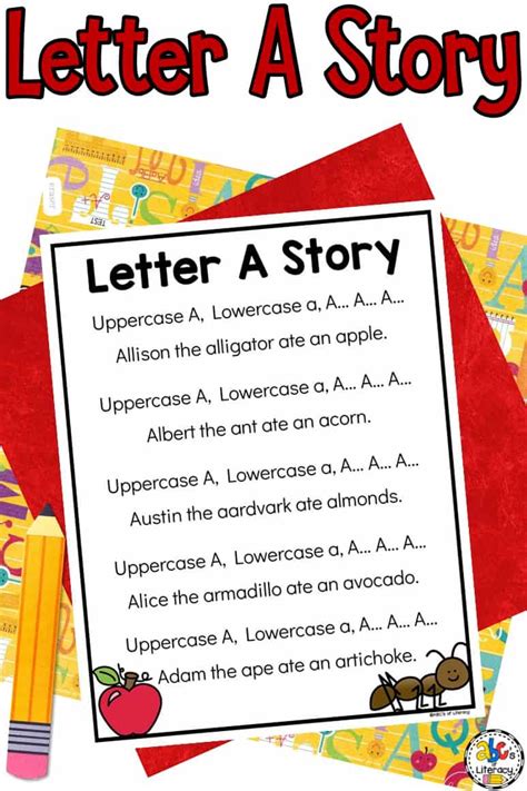 letter  story  preschoolers letter recognition activity