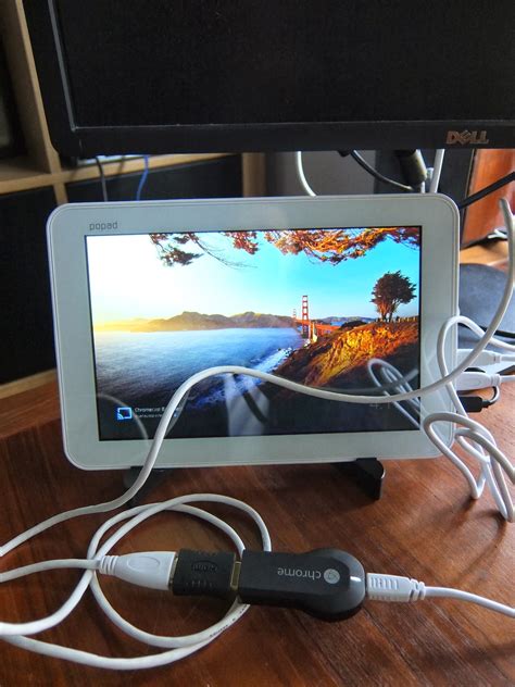 fortysomething geek  portable chromecast display