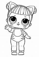 Lol Coloring Dolls Pages Doll Print Printables Printable Surprise sketch template