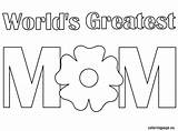 Coloring Mom Pages Greatest Mother Printable Mothers Kids Worlds Card Coloringpage Eu Happy Sheets Print Printables Letters Choose Board Craft sketch template