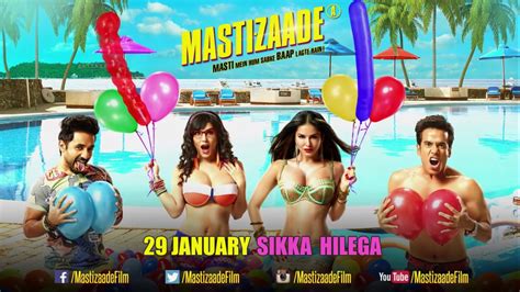 mastizaade dialogues and movie posters sunny leone tusshar kapoor vir das