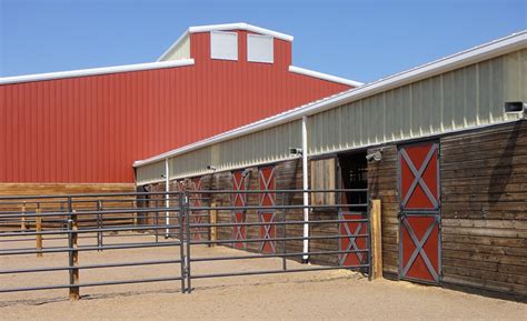 metal horse barn kits prefab stables gensteel
