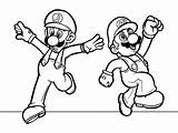 Mario Luigi Coloring Pages Super Bros Baby Brothers Dancing Toad Printable Clipart Color Colouring Print Clip Dancer Quotes Getcolorings Popular sketch template