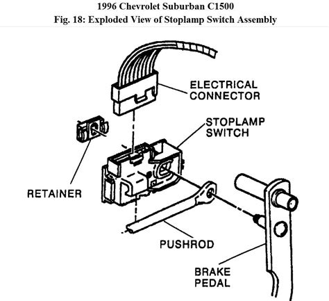 chevy silverado brake light switch wiring diagram