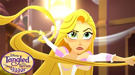 get a sneak peek at disney s tangled before ever after starring mandy