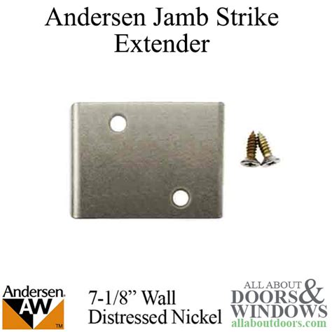 andersen jamb strike plate extender        wall