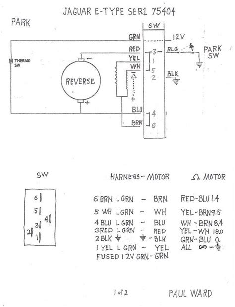 lucas dr wiper motor wiring diagram wiring diagram