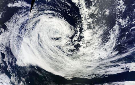 tropical cyclone carlos swirling   coast  madagascar earthcom