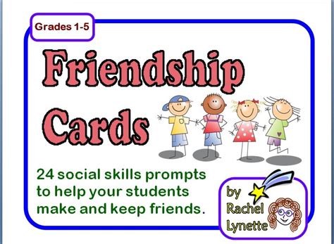 resources friendship task cards