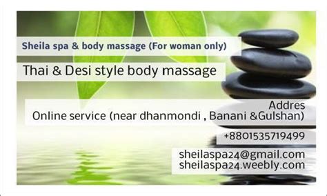 Sheila Spaandbody Massage For Woman Dhaka