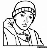 Coloring Eminem Pages Hop Hip Rap Online Getdrawings Cartoon Drawing Thecolor Star sketch template