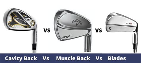 cavity   muscle  irons  blades whats      ultimate golfing