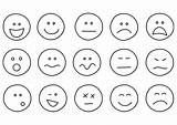Coloring Emotions Large sketch template