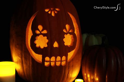 sugar skull pumpkin pictures   images  facebook tumblr