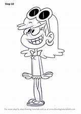 Loud House Leni Draw Step Drawing Tutorials sketch template